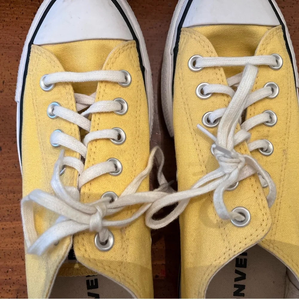 Converse Lift Ox Butter Yellow/White/Black - Size Women's 9 - Picture 10 of 12